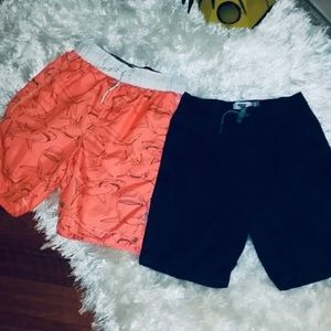 Boys swim trunks & shorts bundle sz 6/7